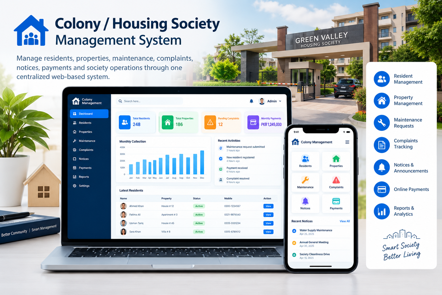 Colony / Housing Society Management